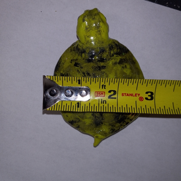 Turtle incense holder with green eyes - Picture 7 of 8